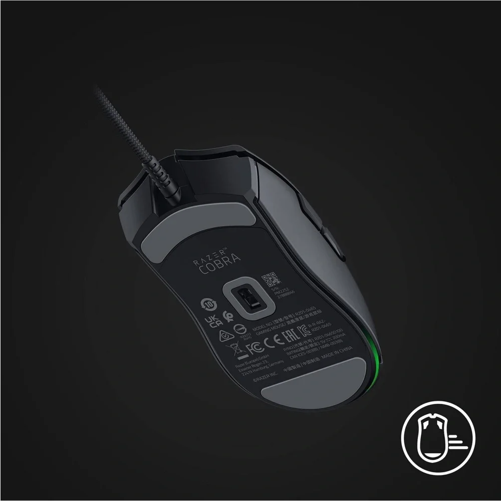 Razer Cobra Customizable Wired Gaming Mouse with Chroma RGB lighting - Black